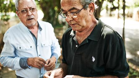 (l-r) Manuel García Fernández, Alberto Gutiérrez Alonso