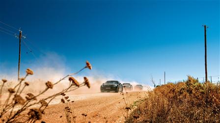 Porsche Panamera on a test tour in South Africa