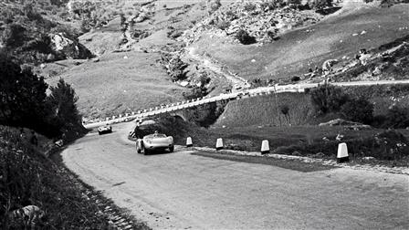 Historical photograph of the Targa Florio