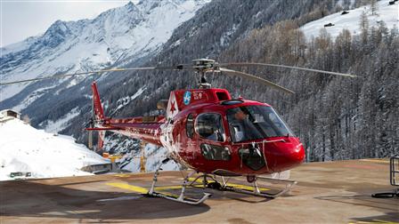 Mark Webber's helicopter training