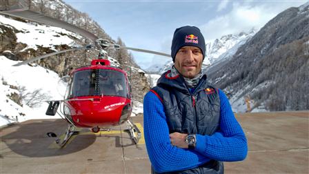 Mark Webber's helicopter training