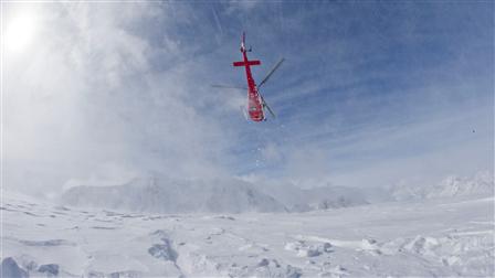 Mark Webber's helicopter training