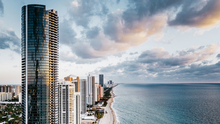 Porsche Design Tower Miami in Sunny Island Beach