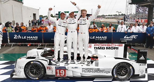 Porsche 919 Hybrid, Porsche Team: Tandy, Bamber, Huelkenberg
